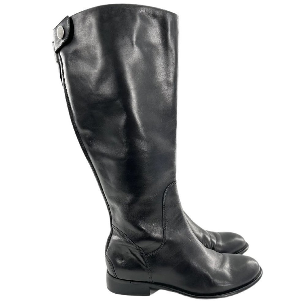 Franco Sarto knee high boots 7.5 Rider black leather equestrian riding